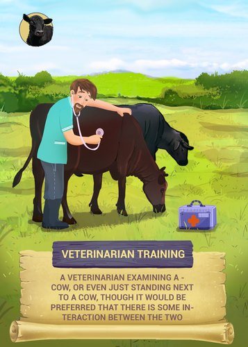 Veterinarian Training card