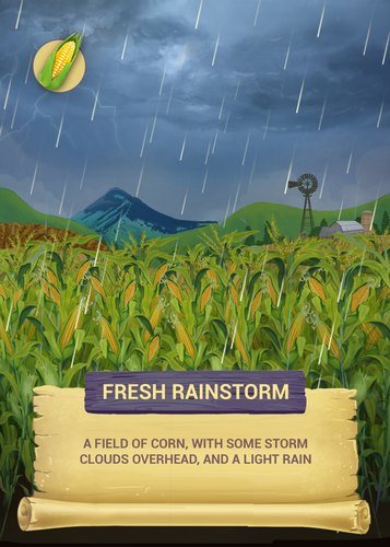 Fresh Rainstorm card