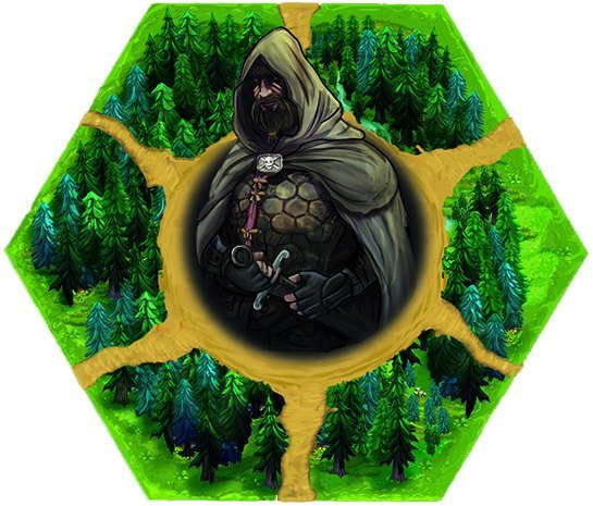 Highland thief hex tile