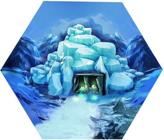 Ice mine hex tile