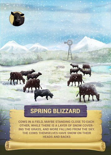 Spring Blizzard card
