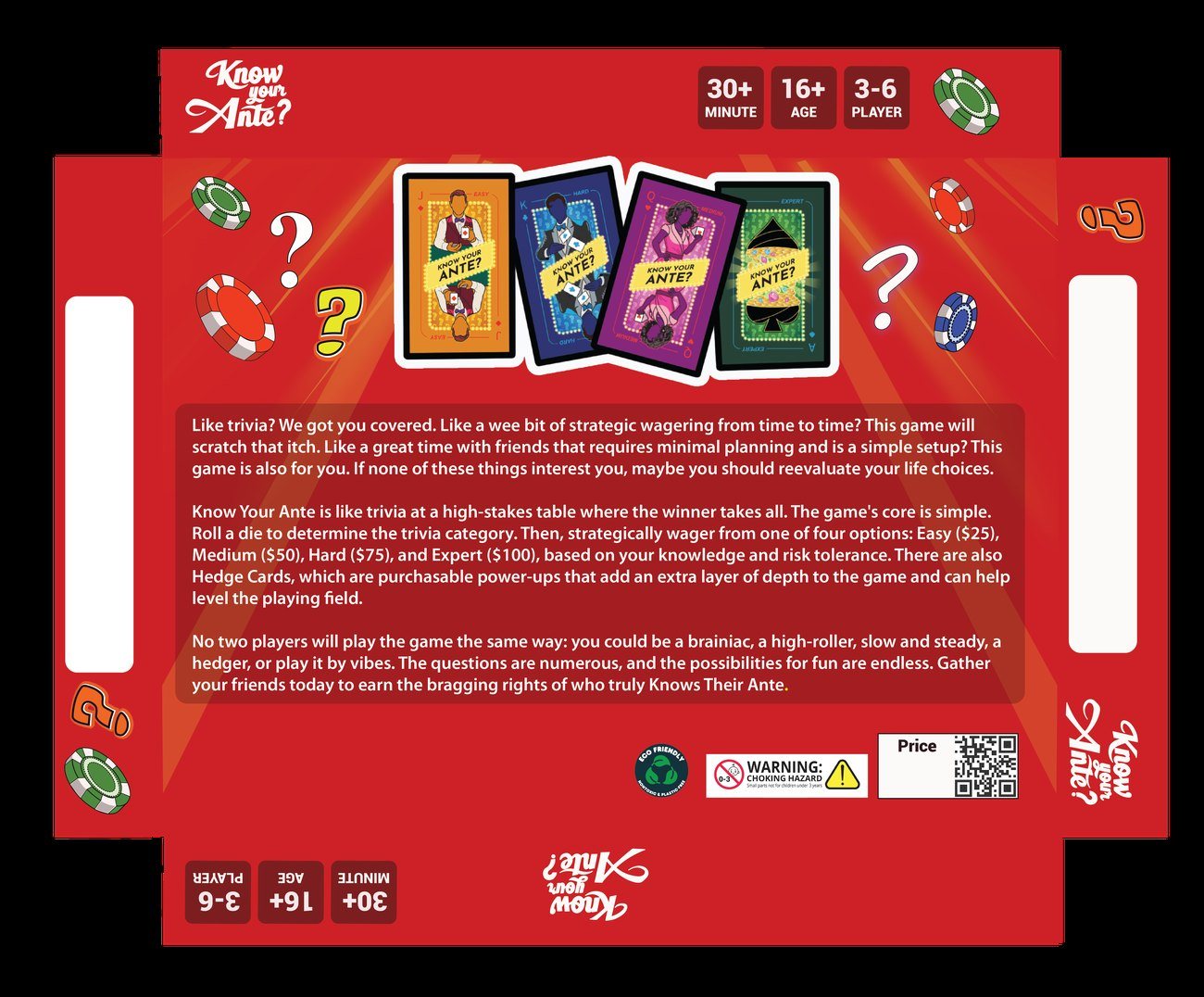 Know Your Ante box back with card art and description