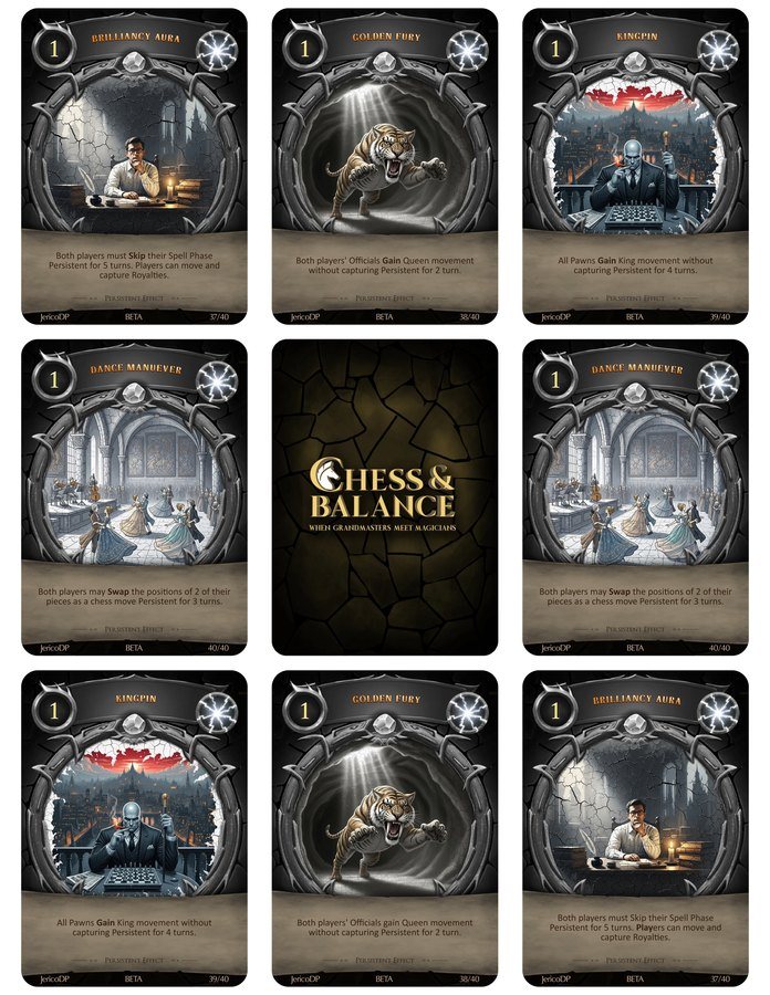 Grey element card sheet