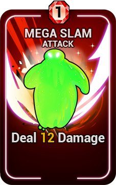 Mega Slam attack card