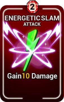 Energetic Slam attack card